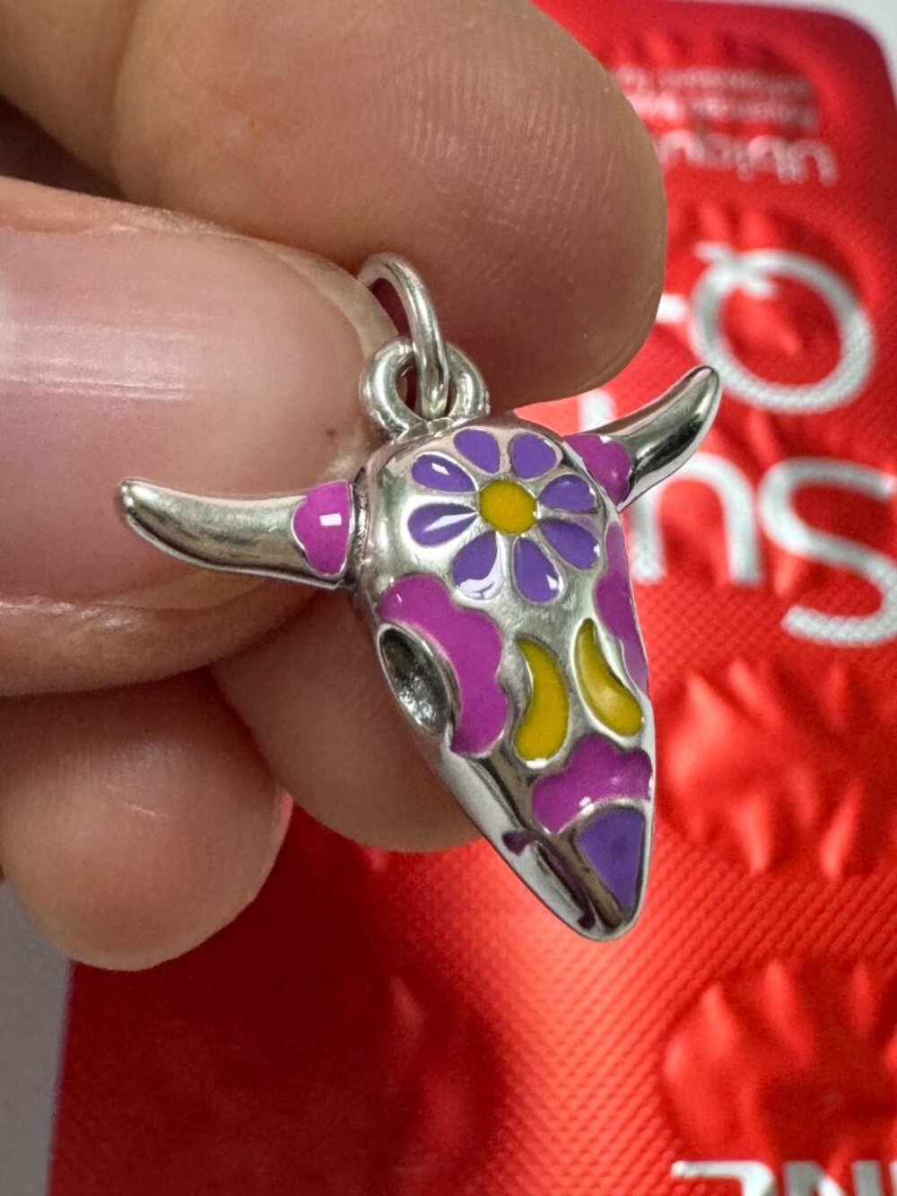 James Avery Enamel Desert Bloom Charm